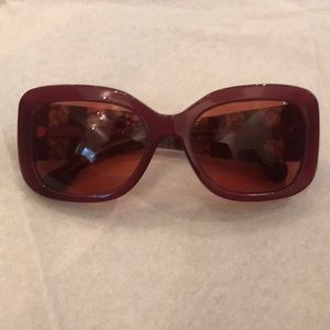 Chanel Sunglasses with lace-like pattern